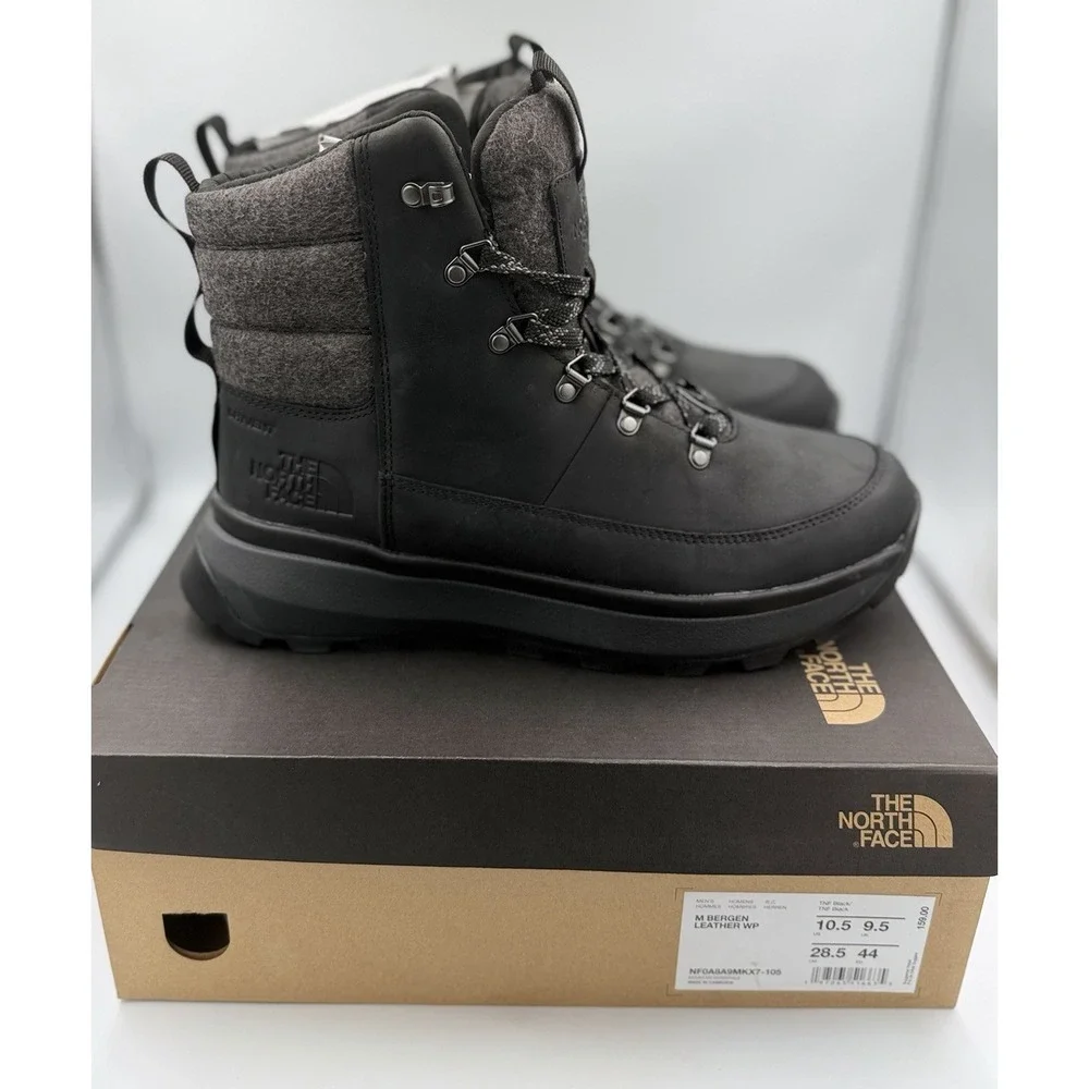The North Face Bergen Leather Waterproof Boot Mens Shoes Size 10.5